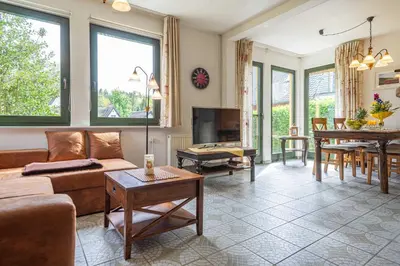 Ein Sitzbereich in der Unterkunft Ferienhaus 