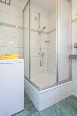 Ein Badezimmer in der Unterkunft Ferienhaus 