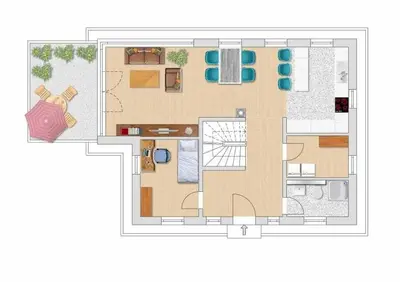 Grundriss der Unterkunft Haus 