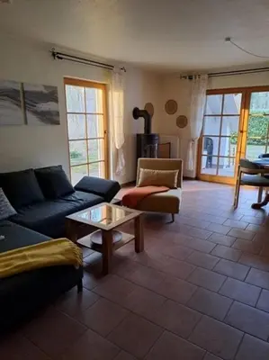 Ein Sitzbereich in der Unterkunft Schwalbenweg - b45866