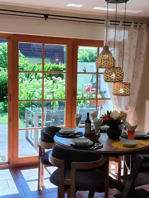 Ein Sitzbereich in der Unterkunft Schwalbenweg - b45866
