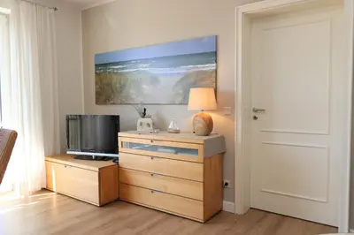 TV/Unterhaltungsangebot in der Unterkunft Birkenhof App 17, Käpt´n Suite