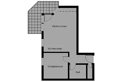 Grundriss der Unterkunft Oewern Diek App 05