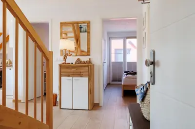 Küche/Küchenzeile in der Unterkunft Suite Strandrose