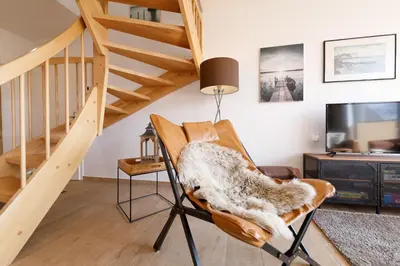 TV/Unterhaltungsangebot in der Unterkunft Suite Strandrose