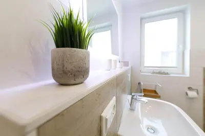 Ein Badezimmer in der Unterkunft Suite Strandrose