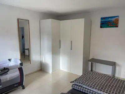 Ein Bett oder Betten in einem Zimmer der Unterkunft Apartment Haus Stefanie by Interhome
