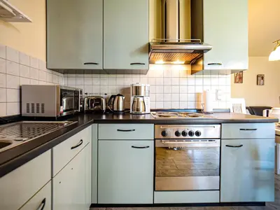 Küche/Küchenzeile in der Unterkunft Birkenstrasse 6i Wohnung 14
