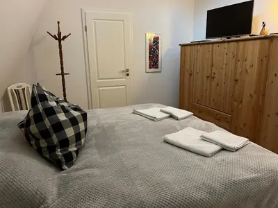 Ein Bett oder Betten in einem Zimmer der Unterkunft Wellnessresidenz 