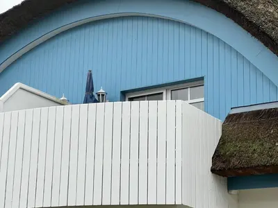 Das Gebäude in dem sich die Ferienwohnung befindet