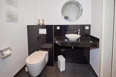 Ein Badezimmer in der Unterkunft Victoria Luna Ferienwohnung 