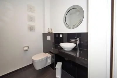 Ein Badezimmer in der Unterkunft Victoria Luna Ferienwohnung 