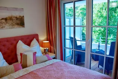 Ein Bett oder Betten in einem Zimmer der Unterkunft Sehnsucht 4