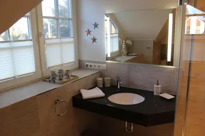Ein Badezimmer in der Unterkunft Ferienhaus Sehnsucht