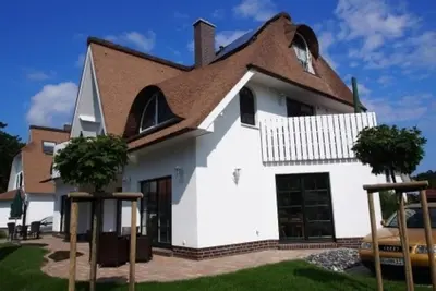 Das Gebäude in dem sich die Ferienwohnung befindet