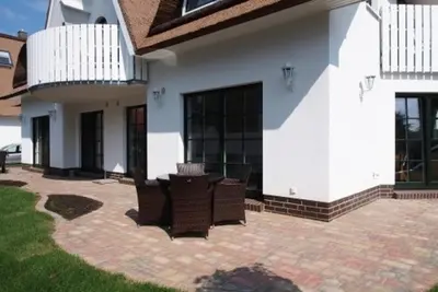 Das Gebäude in dem sich die Ferienwohnung befindet
