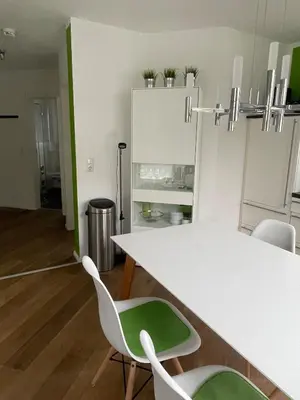 Küche/Küchenzeile in der Unterkunft Ferienwohnung 1 Rämel 20