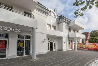 Das Gebäude in dem sich die Ferienwohnung befindet