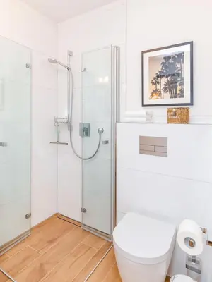 Ein Badezimmer in der Unterkunft Wunderbar