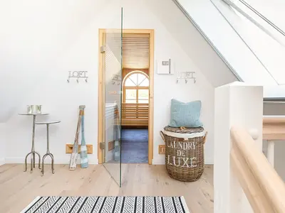 Ein Bett oder Betten in einem Zimmer der Unterkunft Wunderbar