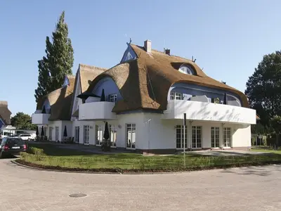 Das Gebäude in dem sich die Ferienwohnung befindet