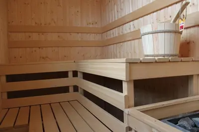 Ein Etagenbett oder Etagenbetten in einem Zimmer der Unterkunft Ferienwohnung 3 