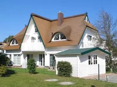 Das Gebäude in dem sich die Ferienwohnung befindet
