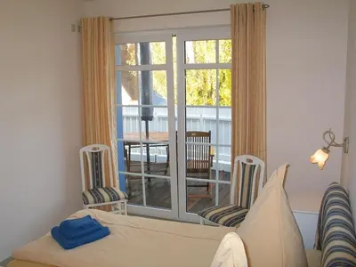 Ein Sitzbereich in der Unterkunft Wellnessresidenz 