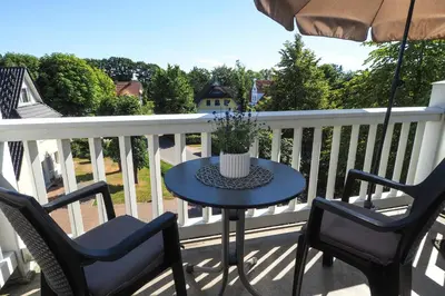 Ein Balkon oder eine Terrasse in der Unterkunft Villa Balticum 6