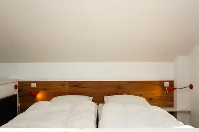 Ein Bett oder Betten in einem Zimmer der Unterkunft Karl Fatern