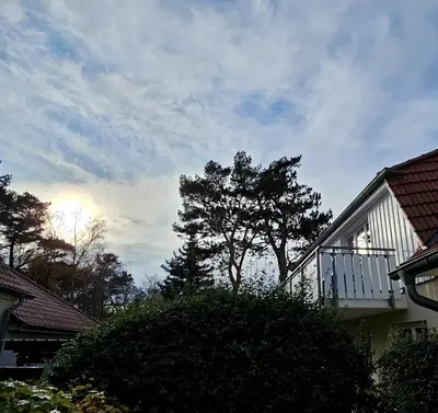 Das Gebäude in dem sich die Ferienwohnung befindet