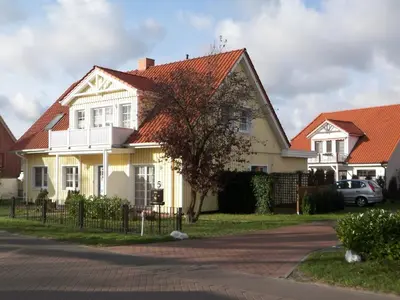 Das Gebäude in dem sich die Ferienwohnung befindet
