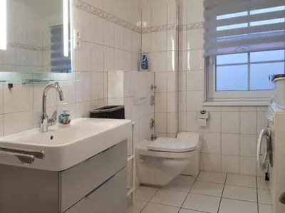 Ein Badezimmer in der Unterkunft An der Stems 3d FeWo 4