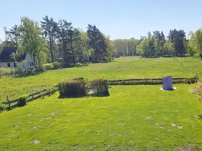 Ein Garten an der Unterkunft Das Gelbe vom Darss 8