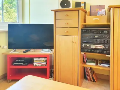TV/Unterhaltungsangebot in der Unterkunft Das Gelbe vom Darss 8