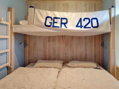 Ein Bett oder Betten in einem Zimmer der Unterkunft Die Zeese