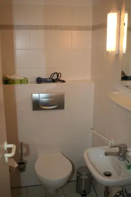 Ein Badezimmer in der Unterkunft Swaantje-Kormoran Q3