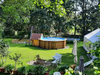 Ein Garten an der Unterkunft Landhaus Thätner Fewo 2