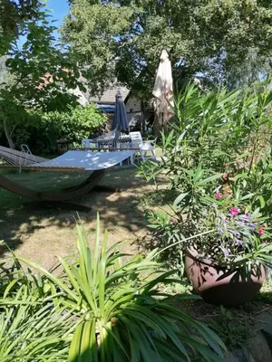 Ein Garten an der Unterkunft Landhaus Thätner Fewo 2