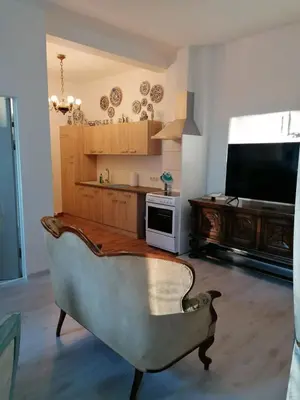 Küche/Küchenzeile in der Unterkunft Landhaus Thätner Fewo 2