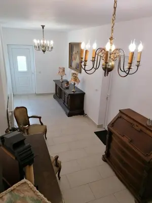 Ein Sitzbereich in der Unterkunft Landhaus Thätner Fewo 2