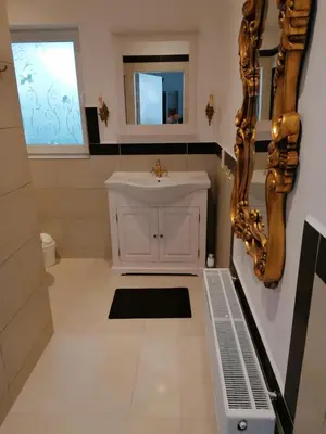 Ein Badezimmer in der Unterkunft Landhaus Thätner Fewo 2