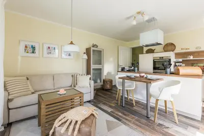 Küche/Küchenzeile in der Unterkunft Ferienwohnung Cellina