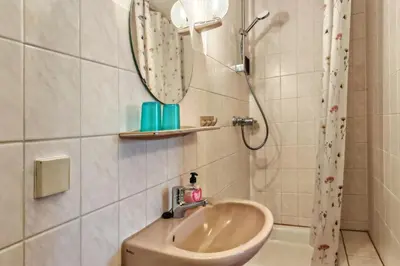 Ein Badezimmer in der Unterkunft Bobert kleines Ferienzimmer