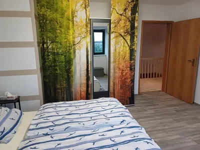 Ein Bett oder Betten in einem Zimmer der Unterkunft Waldeck