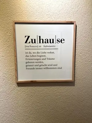 Ein Zertifikat, Auszeichnung, Logo oder anderes Dokument, das in der Unterkunft Ferienhaus am Saaler Bodden ausgestellt ist