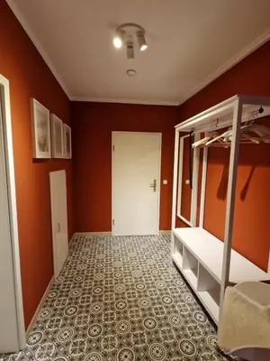 Ein Bett oder Betten in einem Zimmer der Unterkunft Ferienhaus am Saaler Bodden