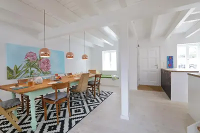 Küche/Küchenzeile in der Unterkunft Witt Hus nahe der Ostsee - Ihr perfektes Feriendomizil in Barth