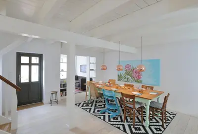 Ein Sitzbereich in der Unterkunft Witt Hus nahe der Ostsee - Ihr perfektes Feriendomizil in Barth