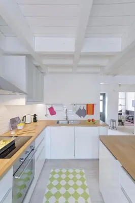 Küche/Küchenzeile in der Unterkunft Witt Hus nahe der Ostsee - Ihr perfektes Feriendomizil in Barth